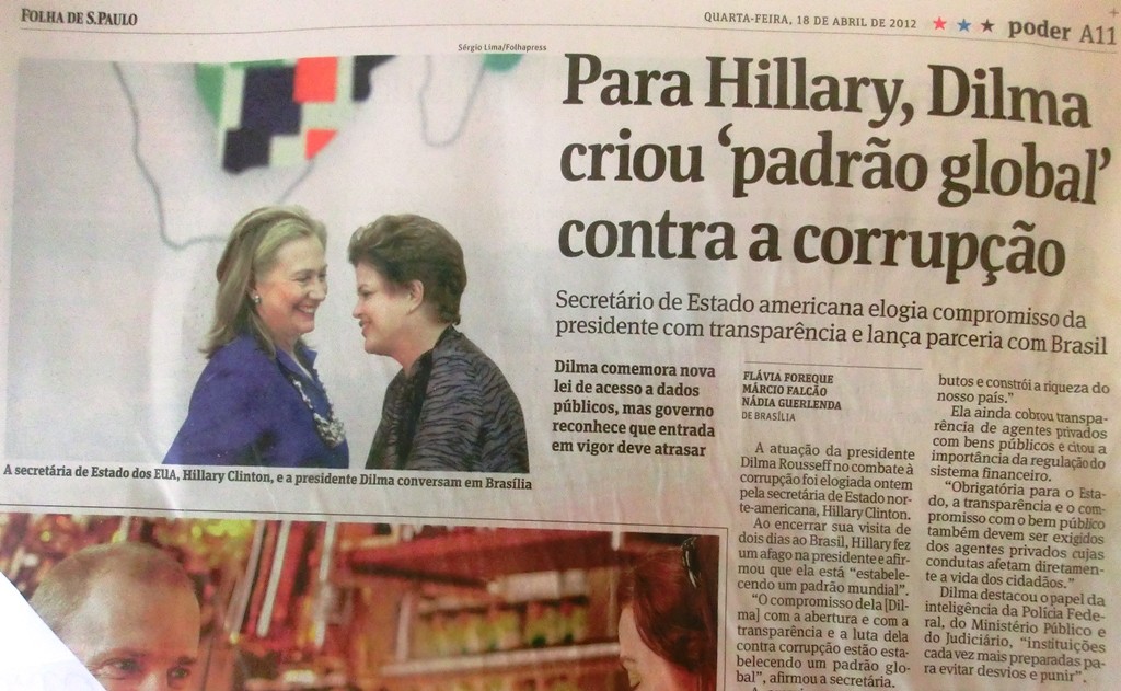 HillaryClintonRousseffKorruption 2012